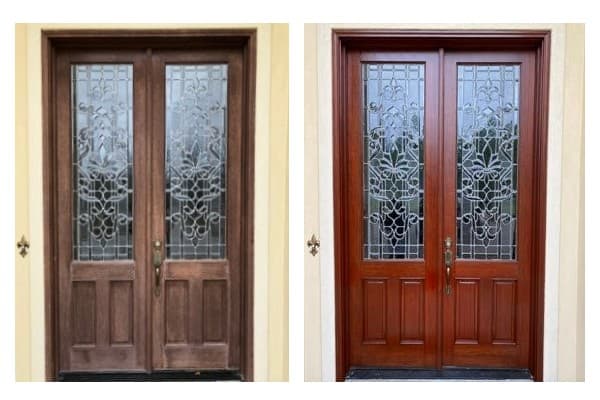 Door Transformation - Classic Wood Restoration