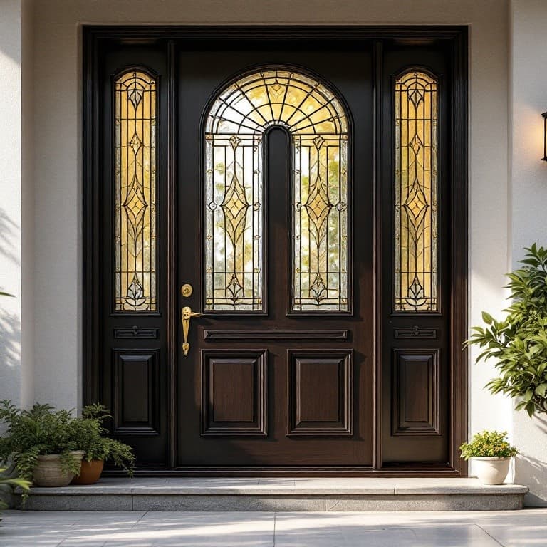 Perfectly Installed Refinished Door